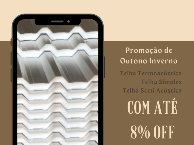 Telhas Termoacústicas Trapézio 25