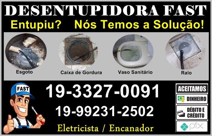 Desentupidora no Vida Nova em Campinas 19-3327-0091 Desentupidora de Cano em Campinas.