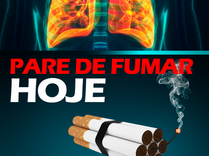 Pare de fumar hoje mesmo