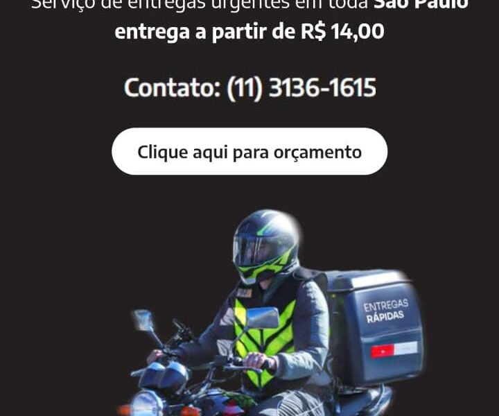 Serviços de motoboy imediato