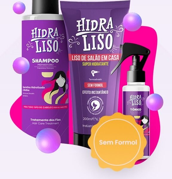 HIDRALISO alisante sem formol