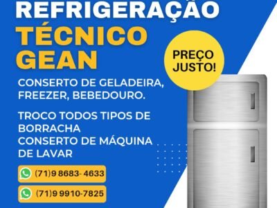 Manutenção e reparo de geladeiras, bebedouros e freezers com ACDG Refrigeração em Salvador, Bahia.