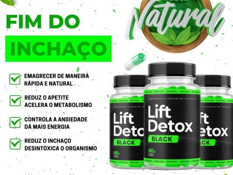 Venha emagrecer em menos de 30 dias com o LIFT DETOX BLACK💚