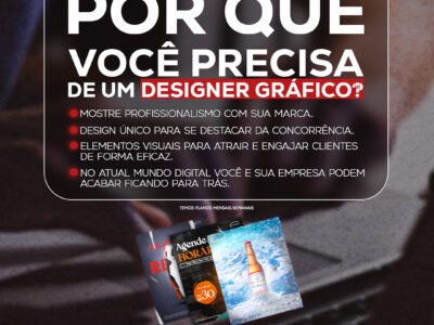 Precisando de Designer gráfico? Estou disponível!