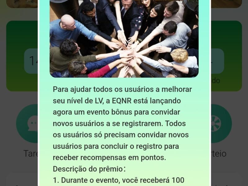 EQNR VAMOS GANHAR DINHEIRO INVESTINDO APENAS 30 REAIS E GANHANDO UM REAL E 50 CENTAVOS POR DIA DURANTE UM ANO, E TAMBEM GANHA PONTOS TODOS O DIAS