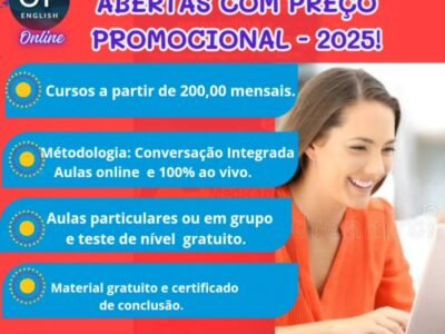 Aulas de inglês Online