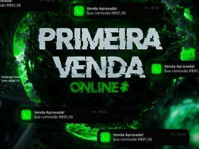 PRIMEIRA VENDA ONLINE