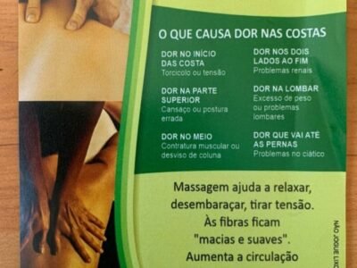 Massagem para alivio de dores em Copacabana/RJ