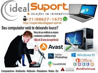 (71)98627-1675Manutenção computadores Salvador ba A Domiclio