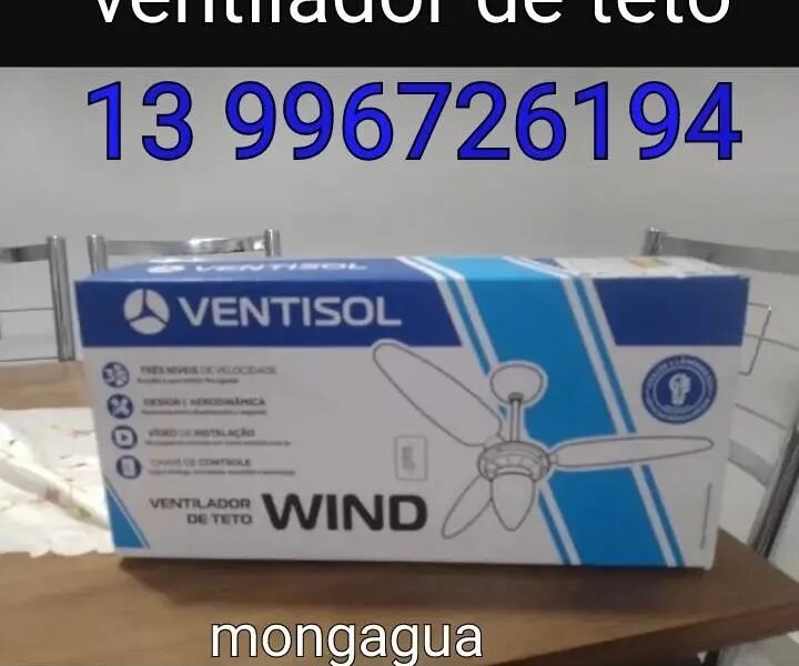 Ventilador de teto mongagua