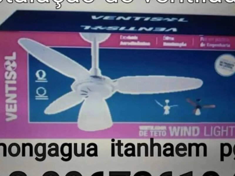 Ventilador de teto mongagua