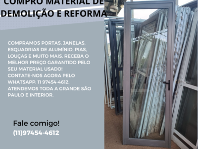 compro portas e janelas usadas de reforma