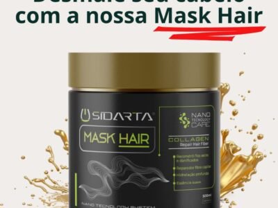 Mask Hair desmaia cabelo SIDARTA COSMÉTICOS