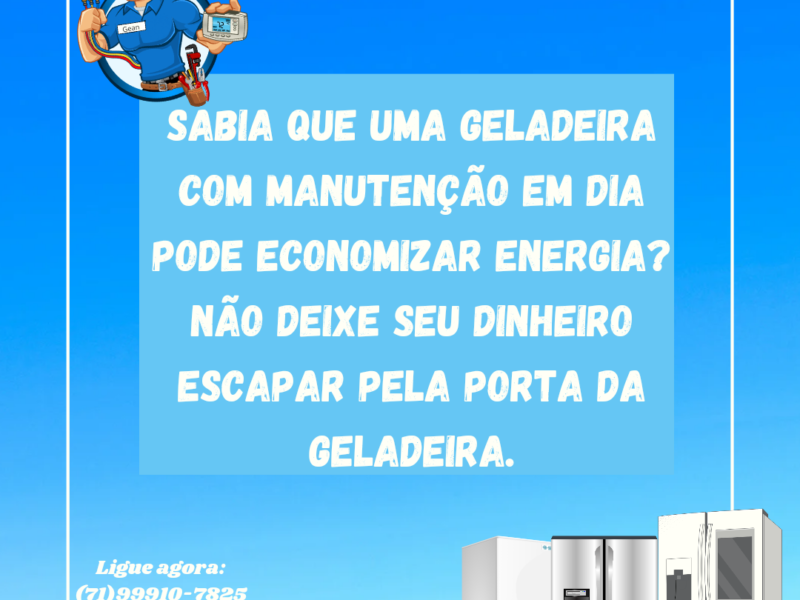 Ligue agora ou mande uma mensagem no WhatsApp. Somos especializados em todos os tipos de geladeiras.