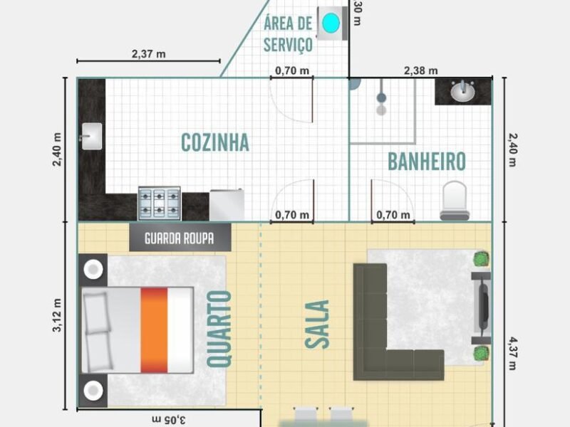 Vendo apartamento Kitnet 2 de Julho Salvador Bahia