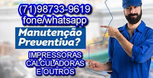 Whatsapp (71)98733-9619. Conserto de impressoras, Calculadoras, Microondas, Máquinas de escrever