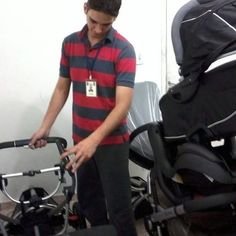 Carrinhos de bebê Mima Xari, revertimento em couro legitímo