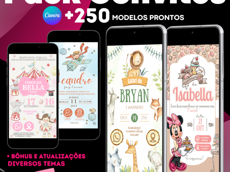 Pack Convites Lucrativos Premium