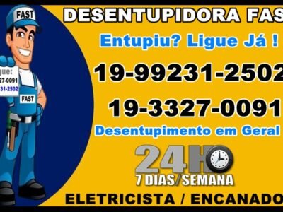 19-99231-2502 Desentupidora no Jardim Nova Europa em Campinas