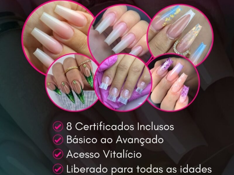 CURSO DE DESIGNER DE UNHAS COMPLETO POR APENAS $9,99 🥰💅🏻