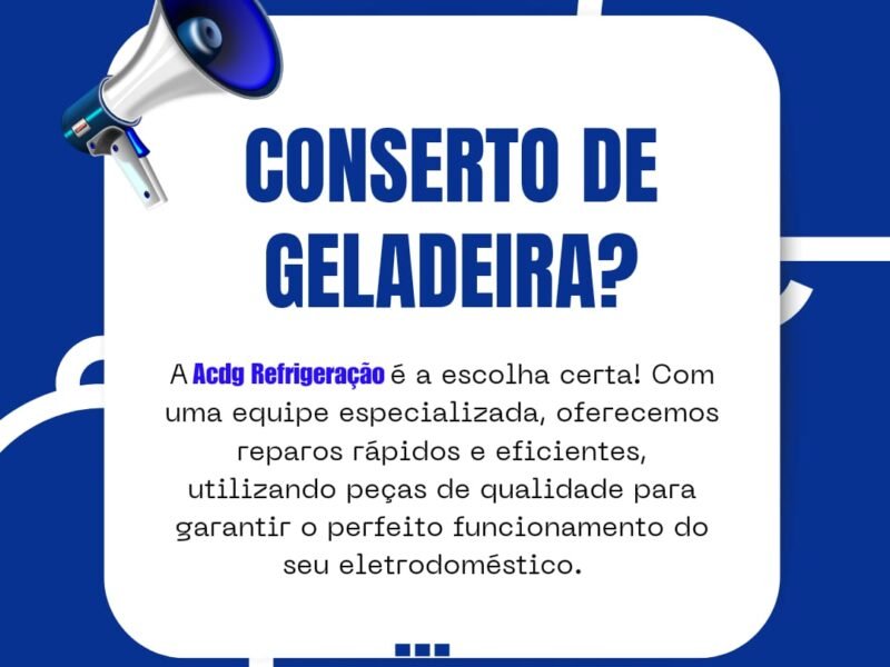 **❄️ ACDG Refrigeração – Seu Frio Sempre no Ponto Certo! 🔧⚡**