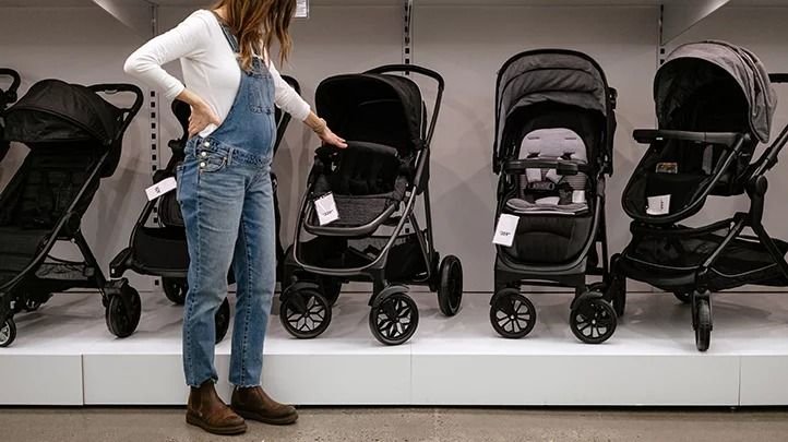 Carrinhos de bebê Mima Xari, revertimento em couro legitímo