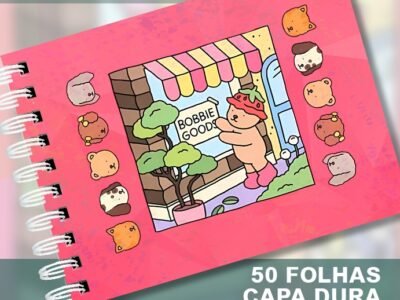 Livro de colorir BOBBIE GOODS capa dura