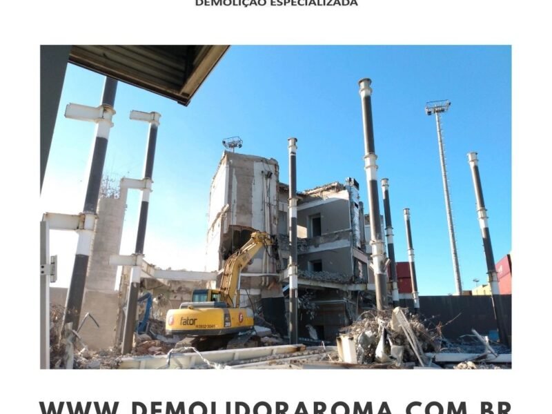 Demolição especializada