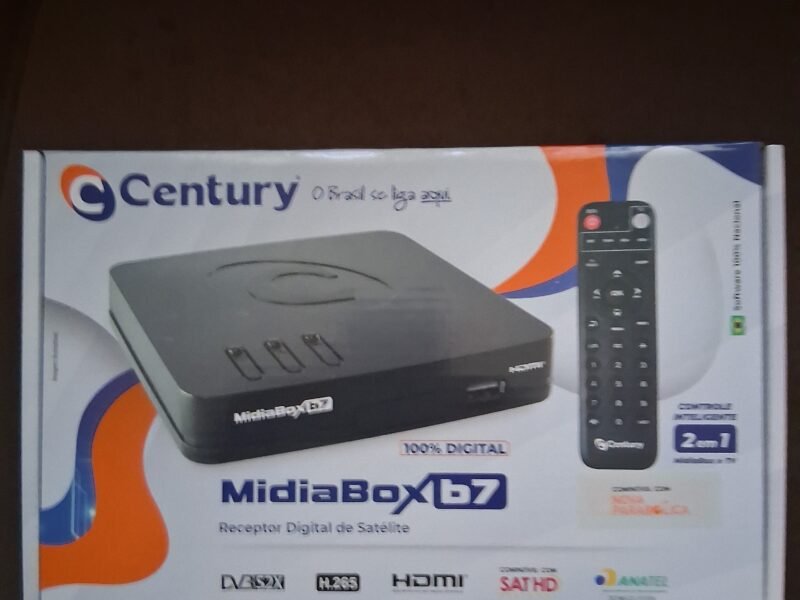 Nova parabólica digital century completa instalado