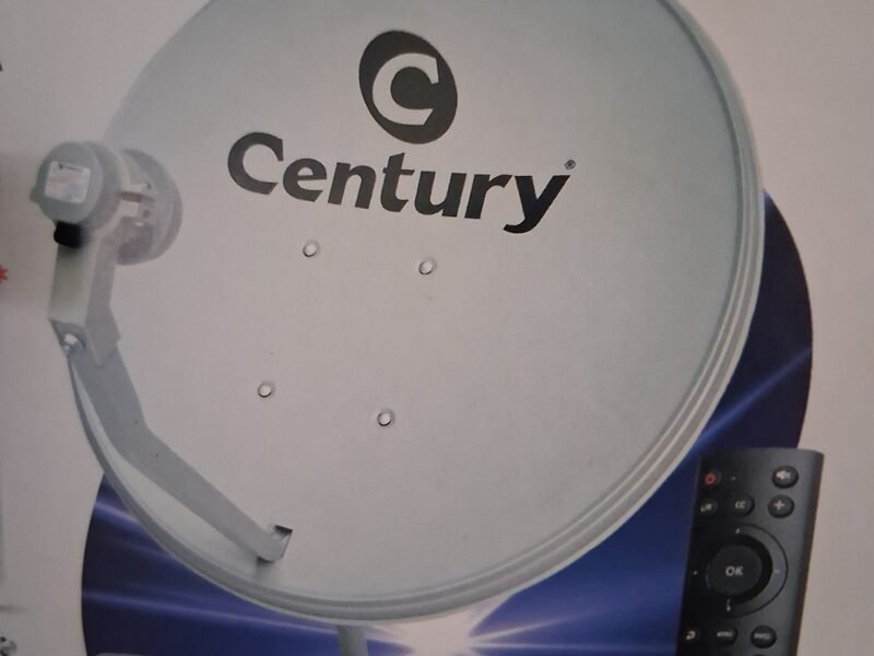 Nova parabólica digital century completa instalado