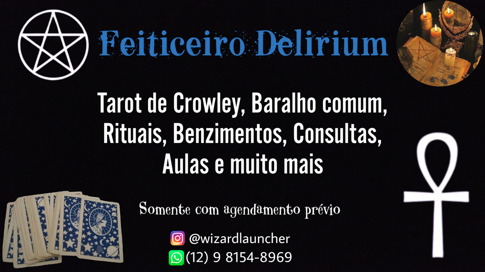 Ta pensando em algum rito ou aquela pergunta não sai da sua cabeça? Me chame e vamos retirar esse problema agora mesmo!