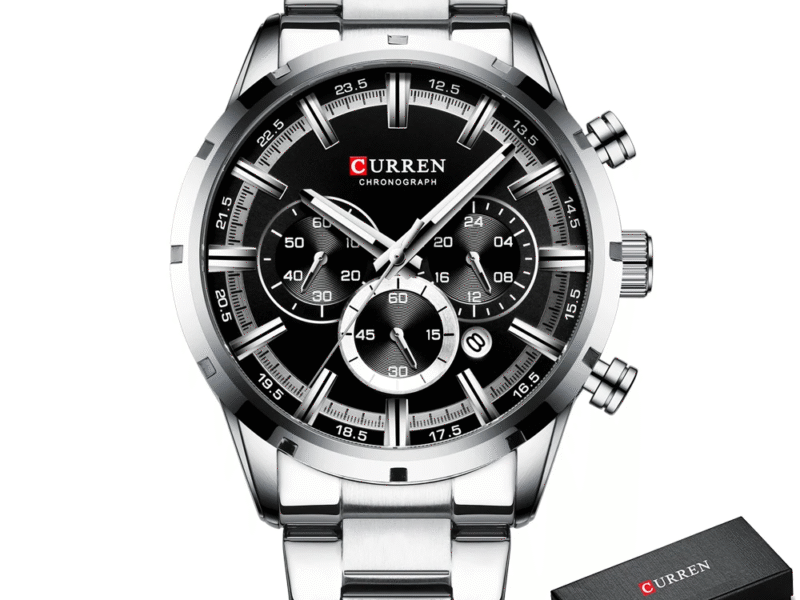 🔹 Relógio Masculino Curren 8355 – Visual Forte, Estilo Inteligente