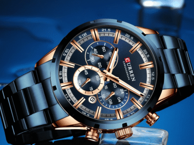 🔹 Relógio Masculino Curren 8355 – Visual Forte, Estilo Inteligente