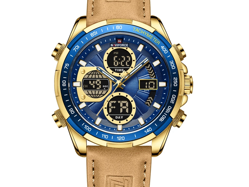 ⏱️ Relógio Masculino Naviforce 9197L 3ATM – Estilo Esportivo com Função e Personalidade