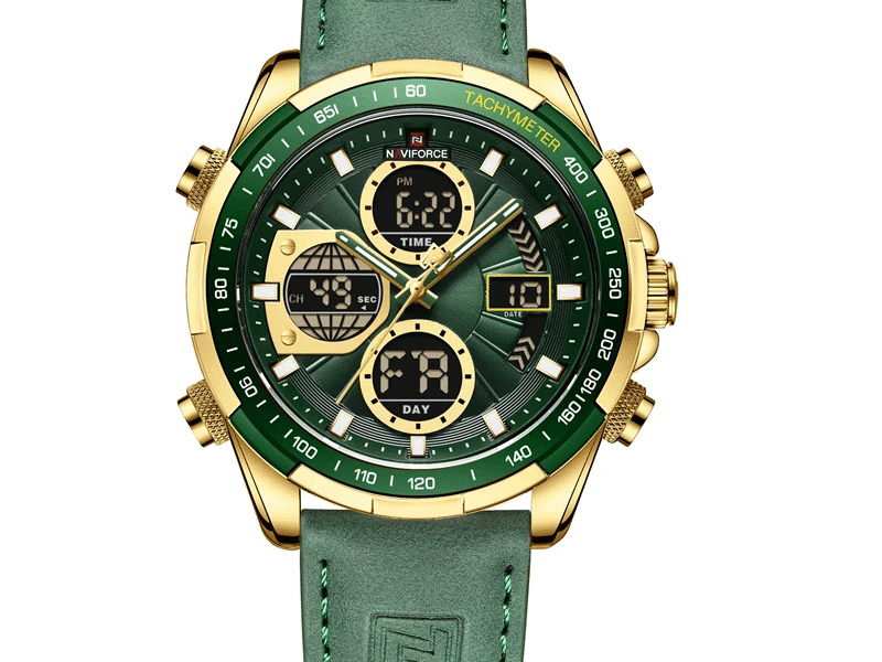 ⏱️ Relógio Masculino Naviforce 9197L 3ATM – Estilo Esportivo com Função e Personalidade