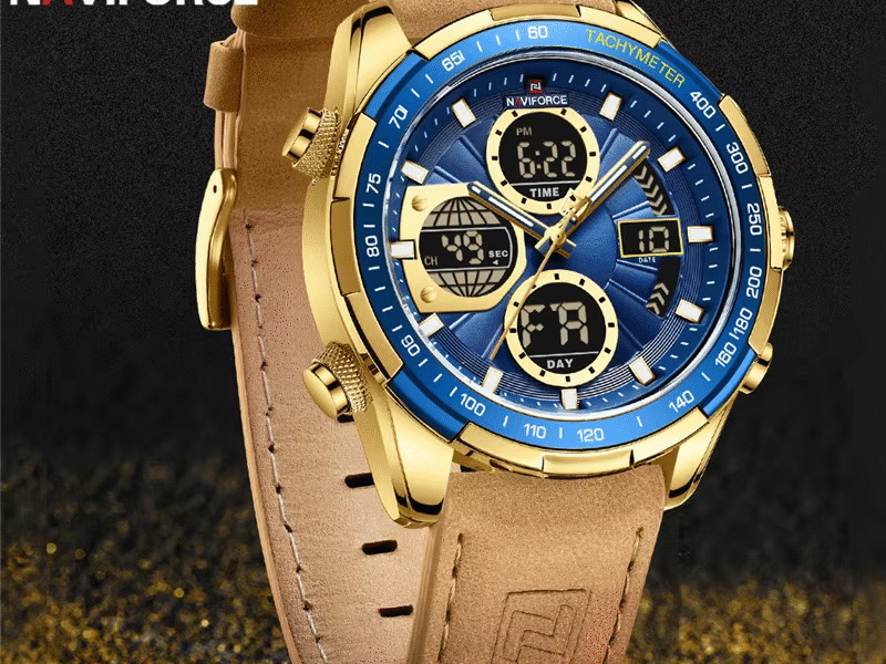 ⏱️ Relógio Masculino Naviforce 9197L 3ATM – Estilo Esportivo com Função e Personalidade