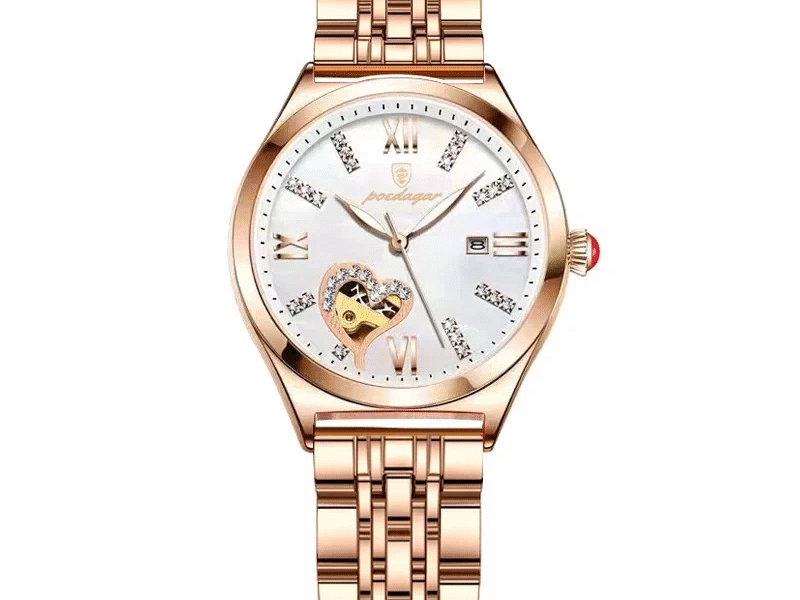 💖 Relógio Feminino Poedagar 320 – Elegância com Presença e Charme
