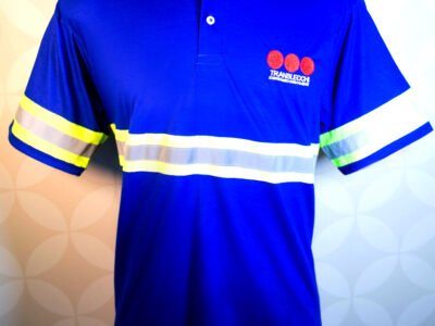 Jaleco com faixa refletiva personalizado