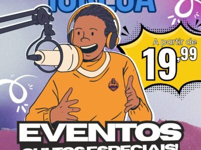 Grave as suas promoções, eventos ou mesmo os dias de cultos em sua igreja