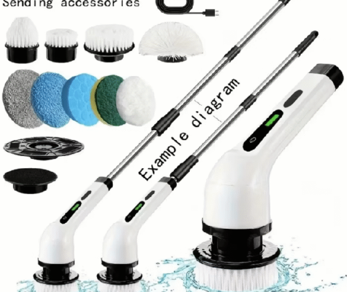 Escova Elétrica de Limpeza 9 em 1