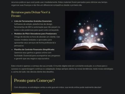 E-book De Como Transformar Sua Vida Com A Internet