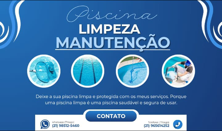 Limpeza e manutenção de piscinas