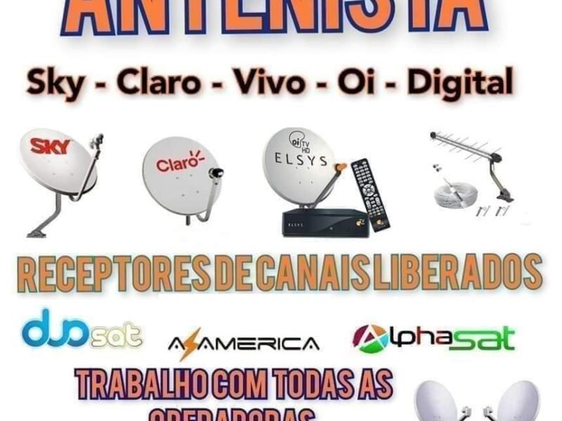 Antenista instalador de antenas -Antena sem sinal? Chame o melhor antenista do DF agora!