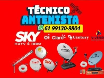 Antenista em Taguatinga e Brasília – Instalação de Antenas com Garantia