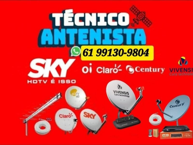 Antenista em Taguatinga e Brasília – Instalação de Antenas com Garantia