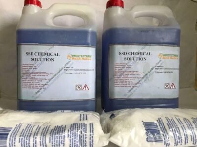 SSD Solução Química e Pó Ativador para Limpeza de Notas