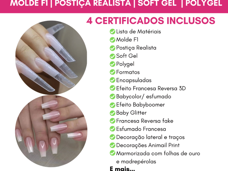 Curso de alongamento de unhas