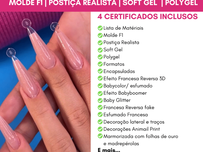 Curso de alongamento de unhas