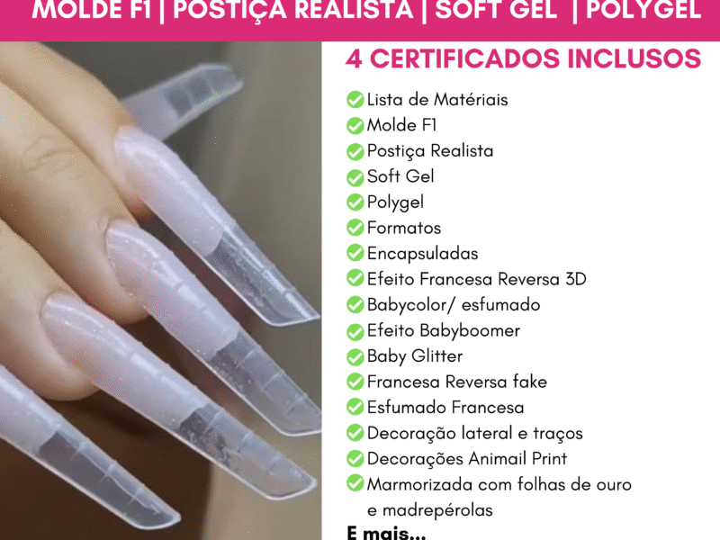 Curso de alongamento de unhas