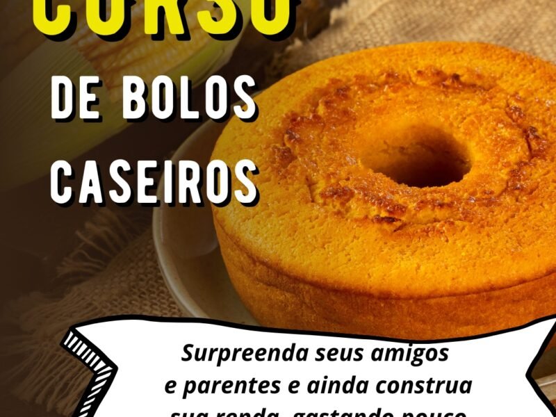 Curso Online de Bolos Caseiros